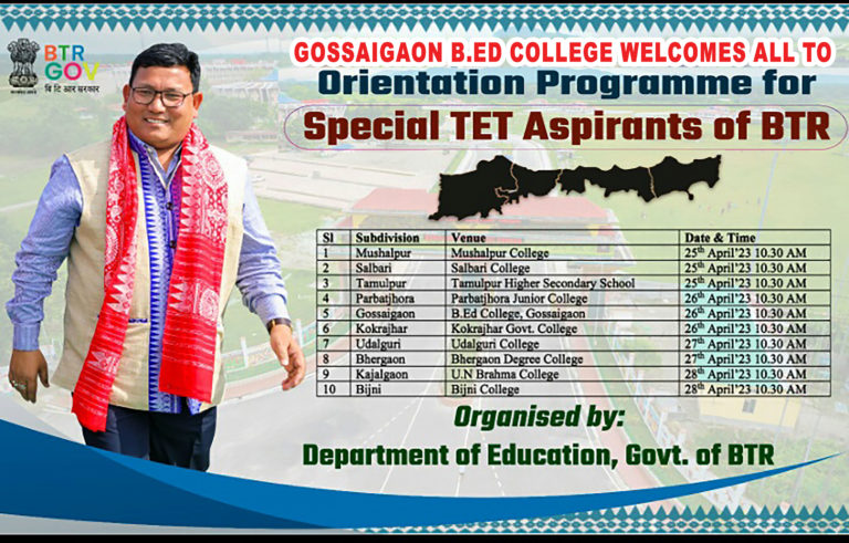 Orientation Program for Special TET Aspirants of BTR