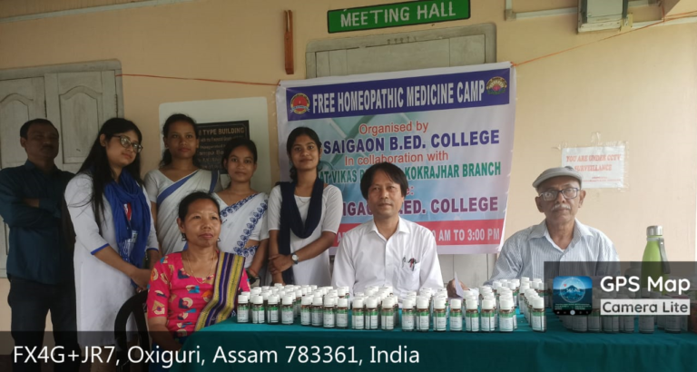 Free Homeopathic Medicine Camp